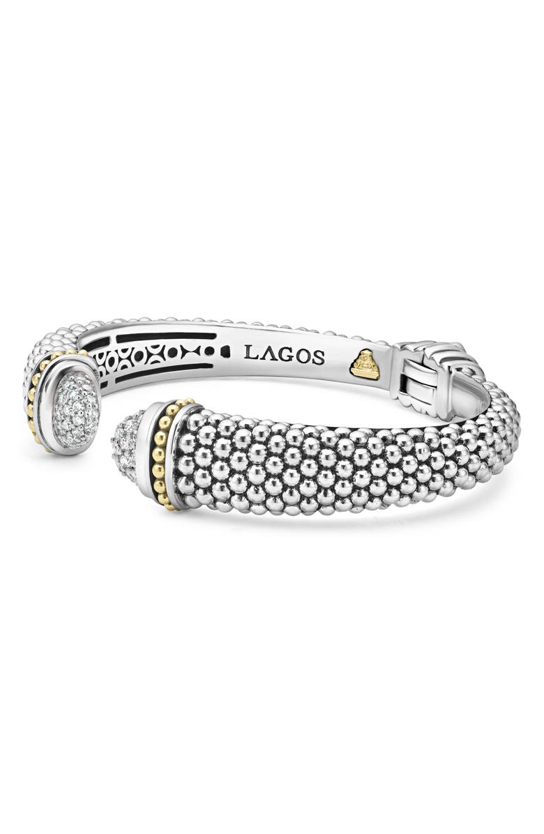 LAGOS Caviar Diamond Cuff, Alternate, color, 