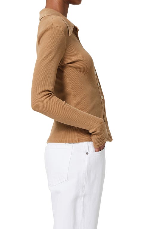 CITIZEN OF HUMANITY CITIZENS OF HUMANITY GILA RIB KNIT BUTTON-UP SHIRT