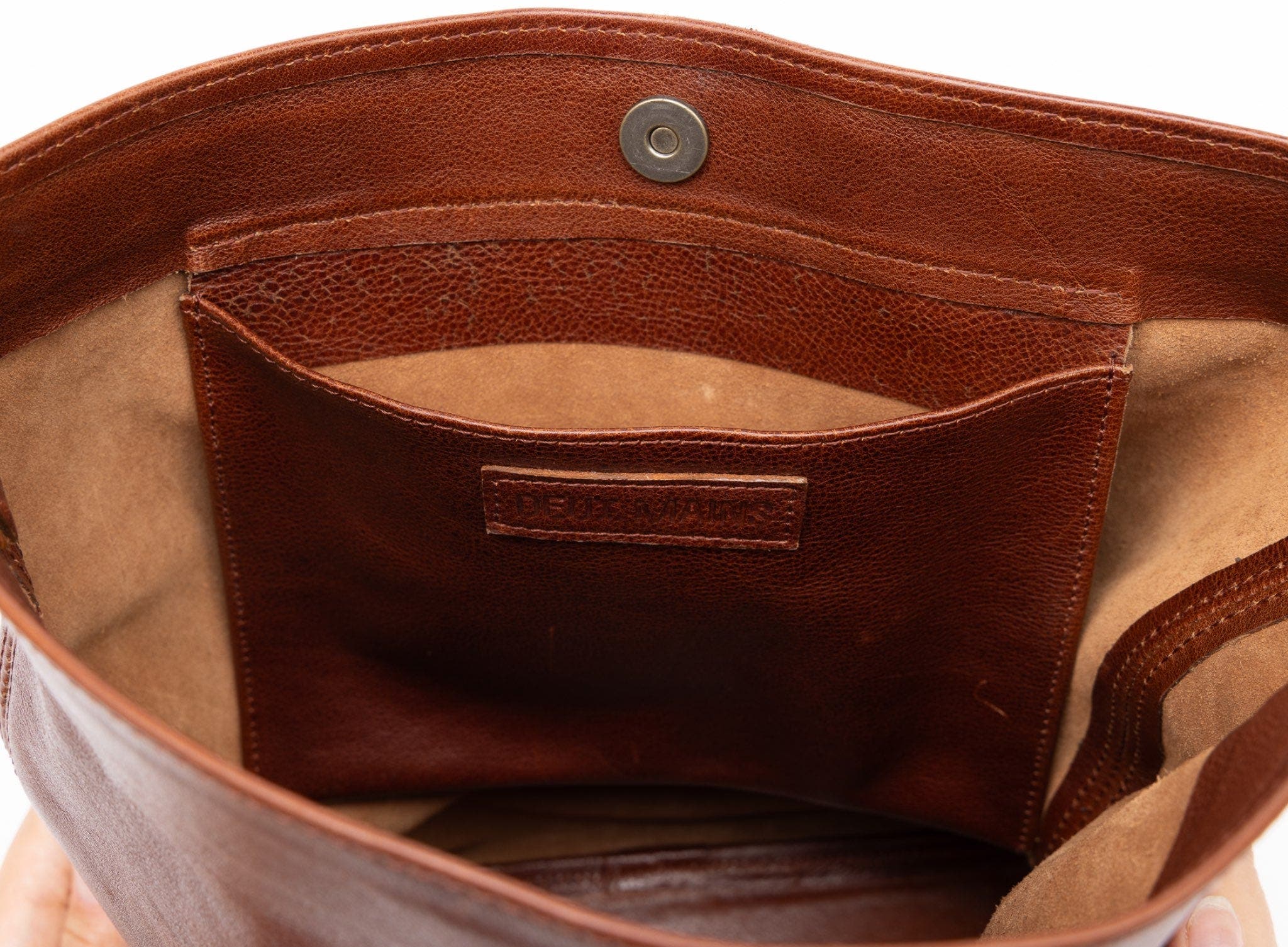 Deux Mains Sarah Shoulder Bag, Alternate, color, Mahogany