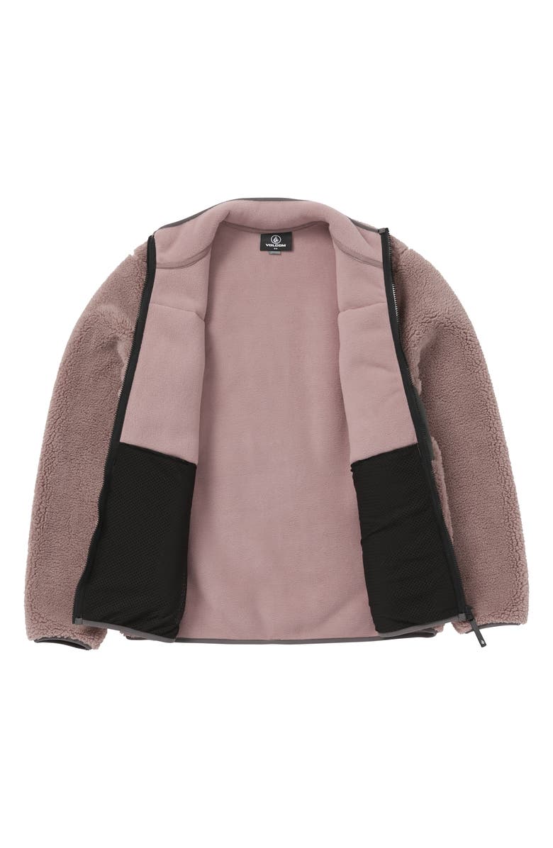 Volcom Storm Stone High Pile Fleece Jacket, Alternate, color, 