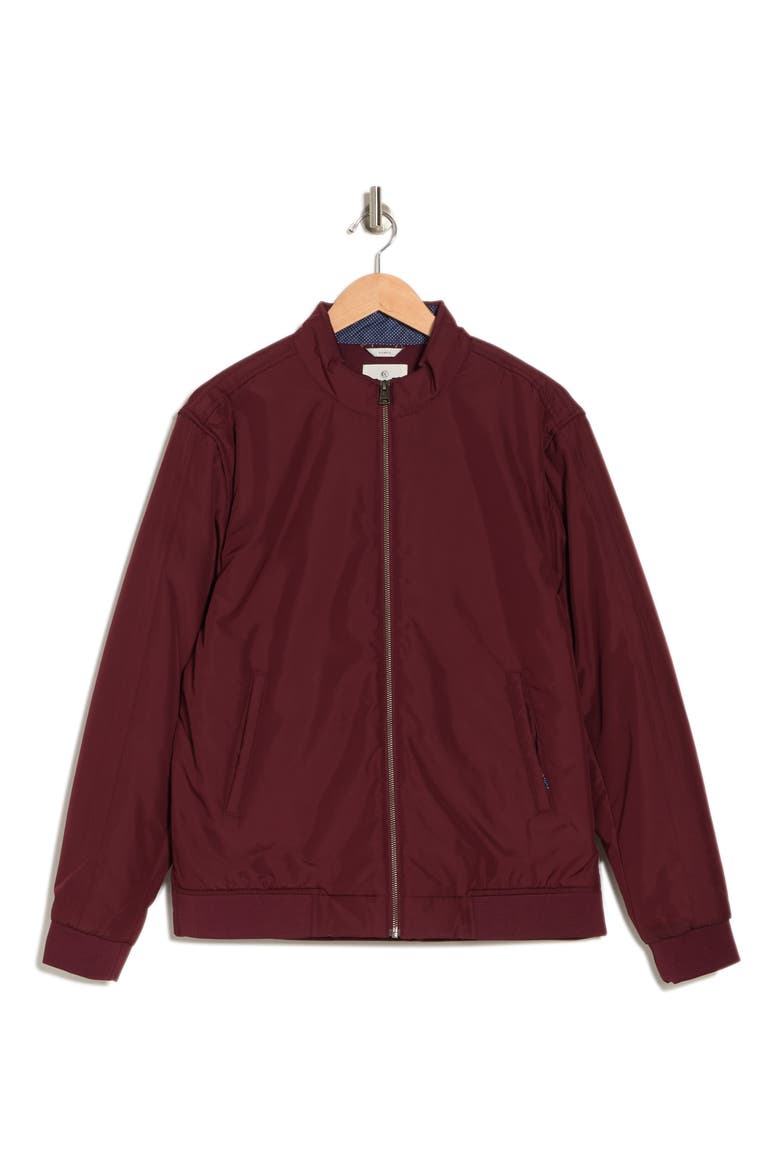 Solid Padded Hybrid Jacket, Alternate, color, BURGUNDY