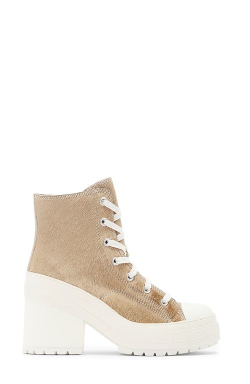 Converse Chuck 70 De Luxe Genuine Calf Hair Block Heel Sneaker