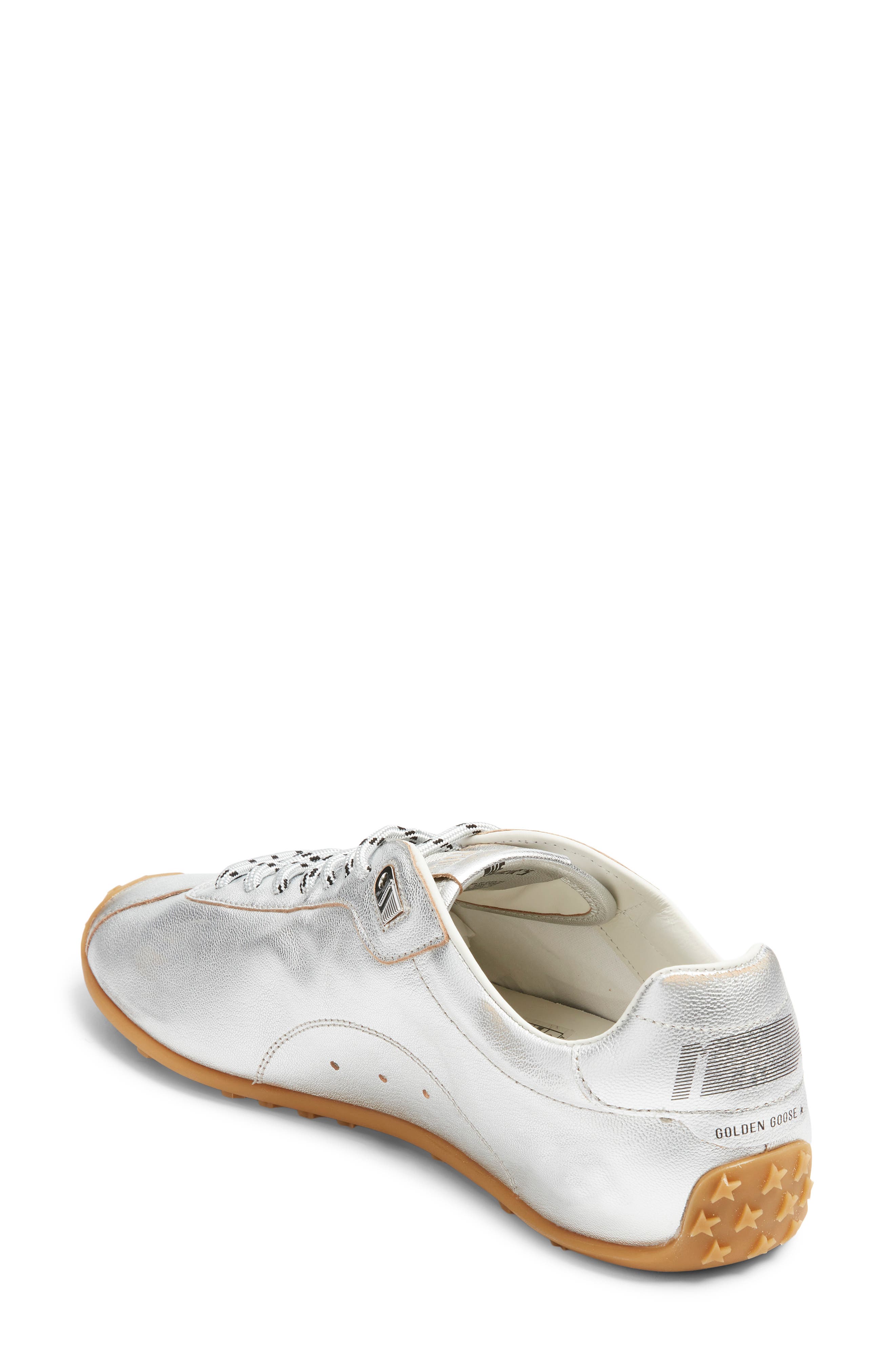 Golden Goose Marathon Speed Sneaker, Alternate, color, Silver