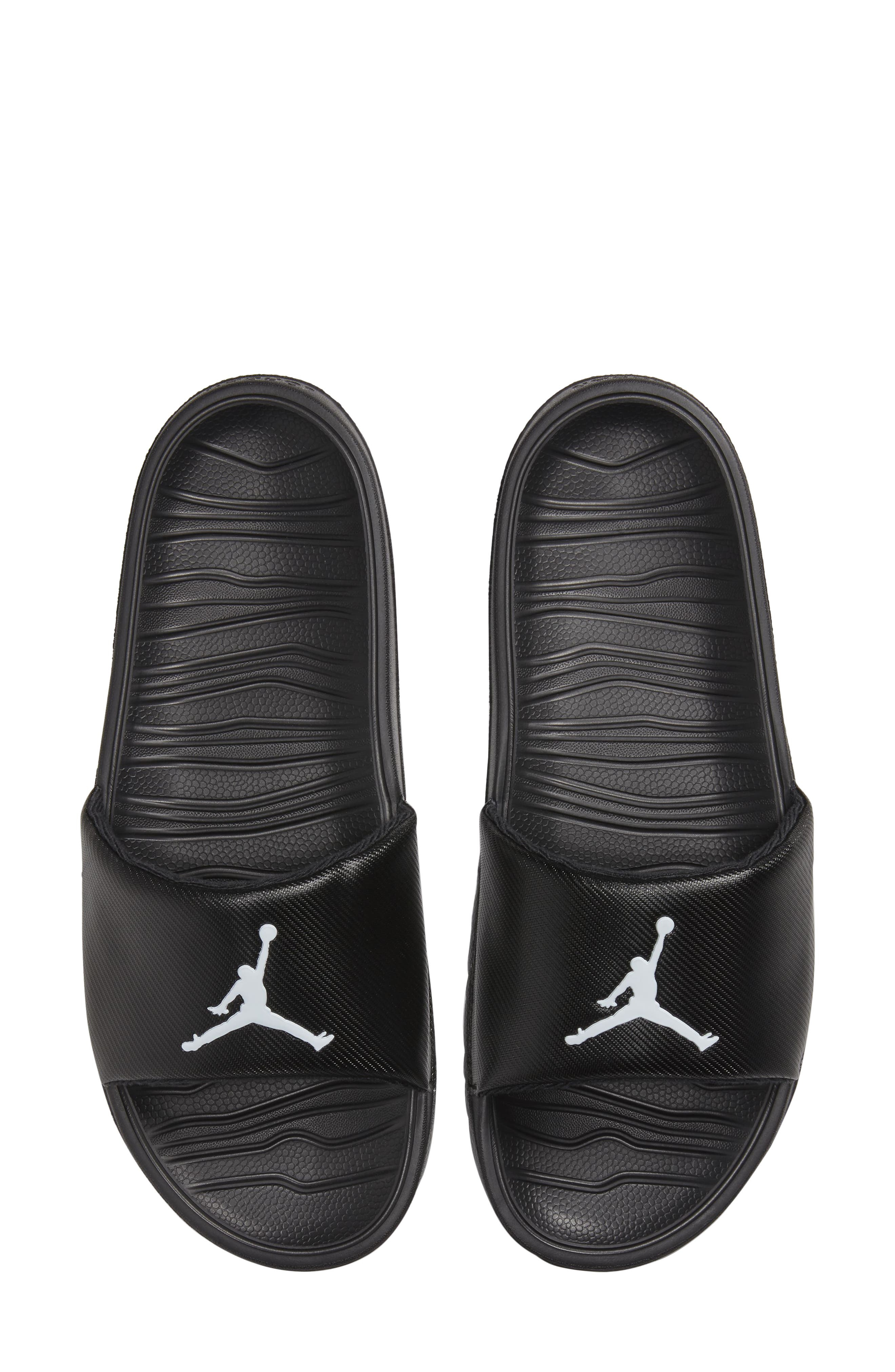 Nike Break Slide Sandal, Main, color, BLACK/ WHITE