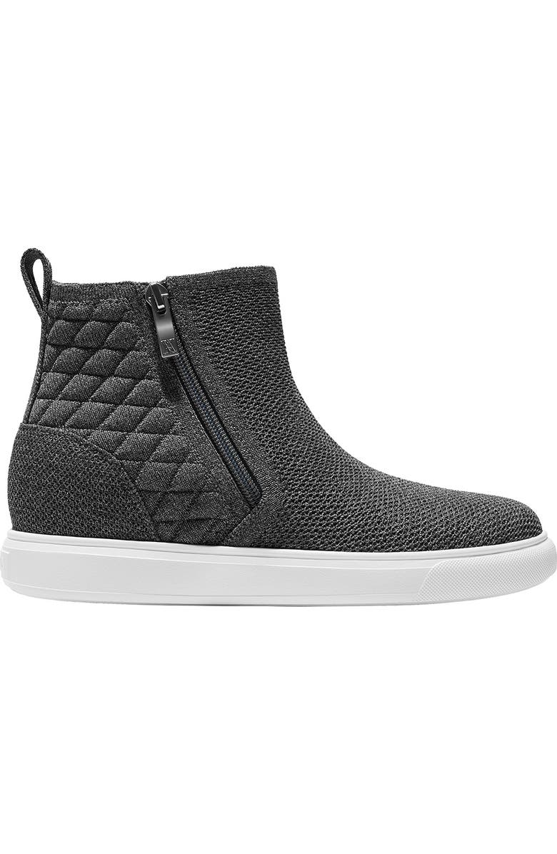 VIVAIA Round-Toe Hidden Wedge Sneakers, Alternate, color, Rich Grey