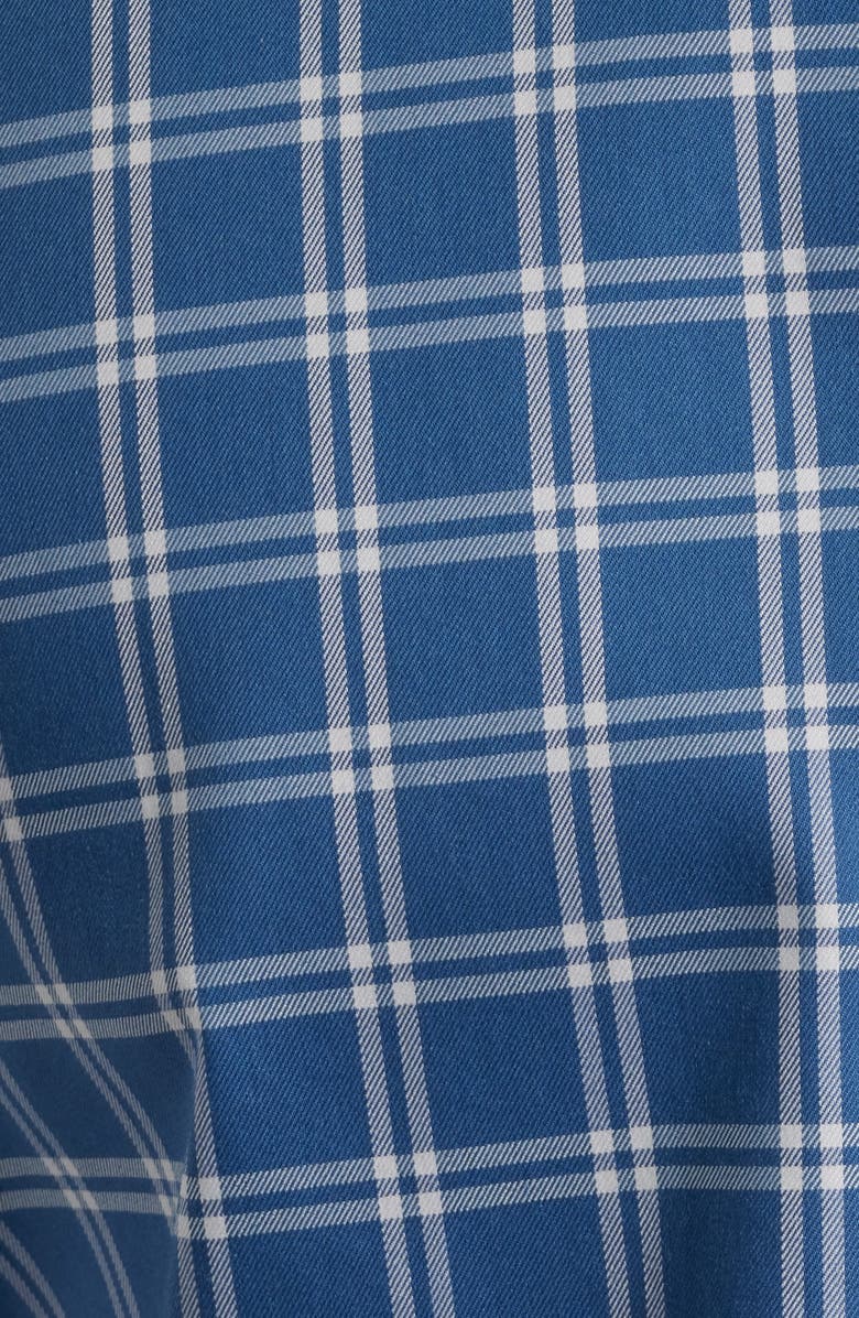 Peter Millar Plaid Performance Button-Down Shirt, Alternate, color, Blue Haze