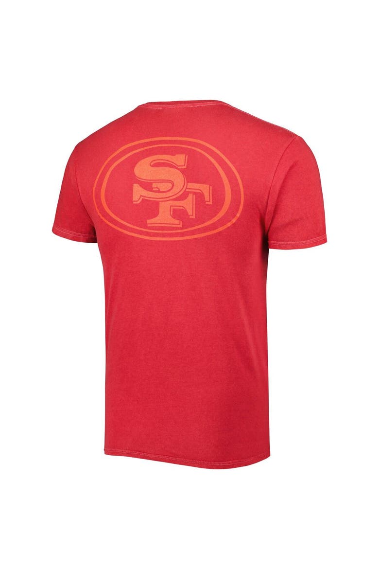 Men's '47 Scarlet San Francisco 49ers Fast Track Tonal Highlight T-Shirt, Alternate, color, Scarlet