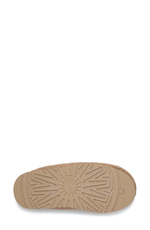Ugg ® Tazz Maxi Curly Genuine Shearling Platform Slipper In Sand