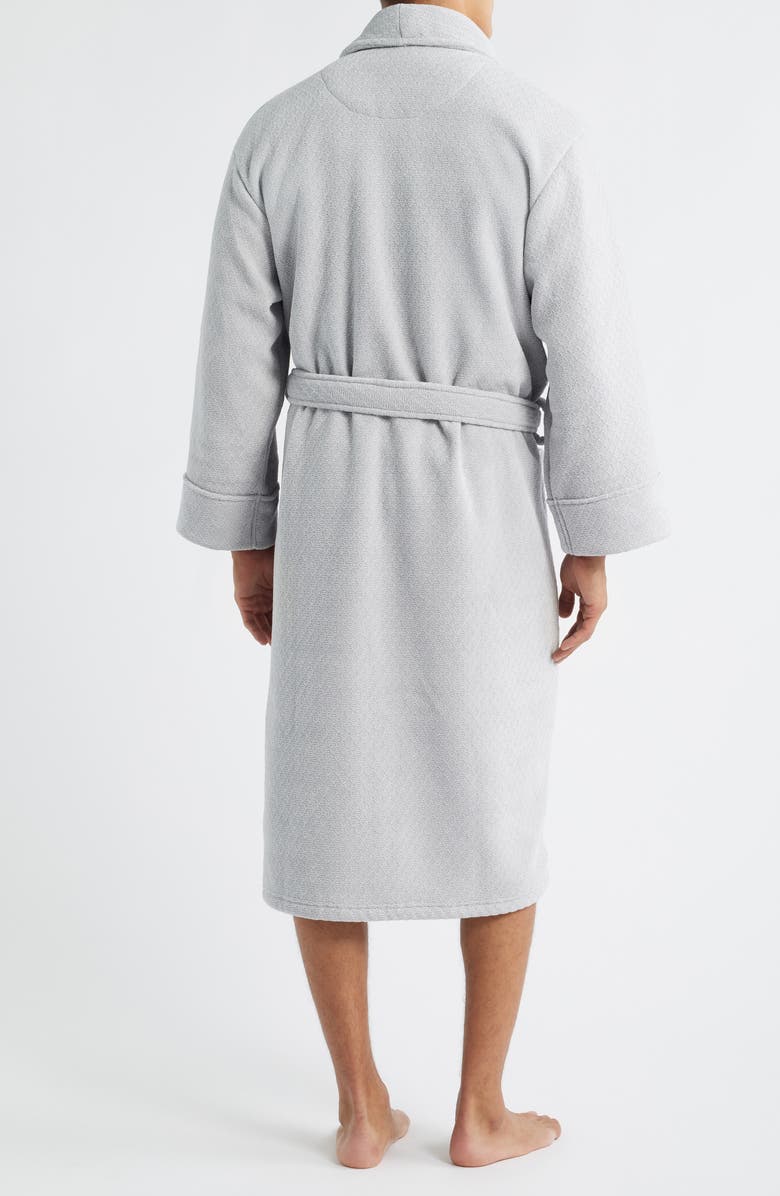 Daniel Buchler Mosaic Knit Robe, Alternate, color, Grey