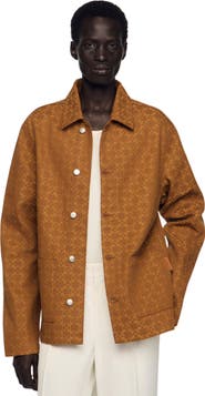 SANDRO Square Cross denim jacket