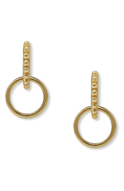 Dew Drop Claire Round Drop Earrings