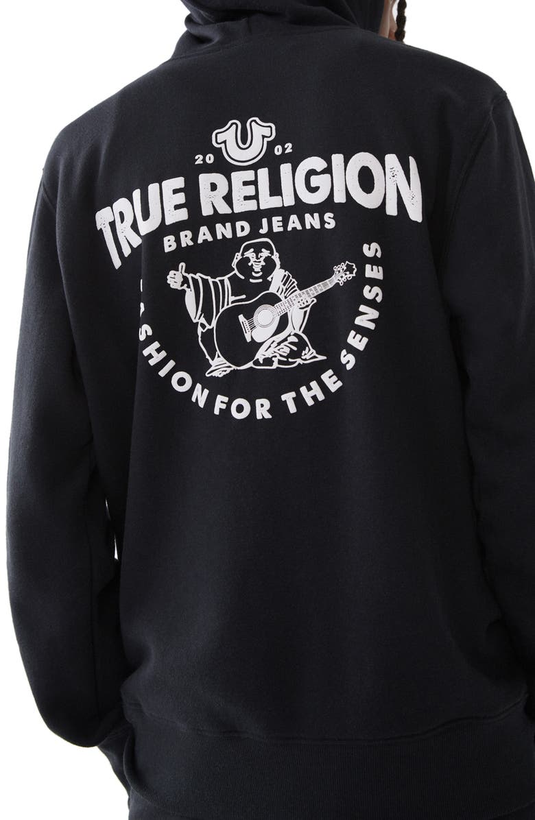 True Religion Core Zip-Up Hoodie, Alternate, color, 