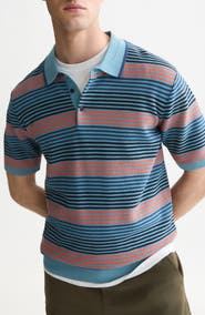 Scotch & Soda Striped Regular Fit Polo