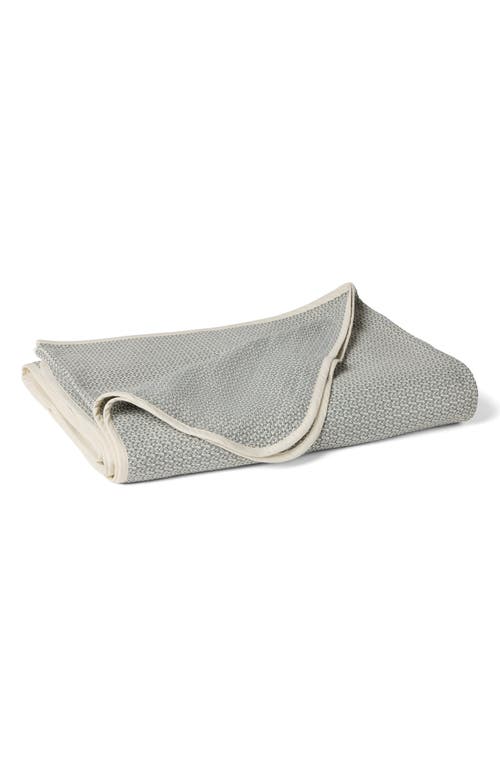 Coyuchi Honeycomb Organic Cotton Blanket In Gray