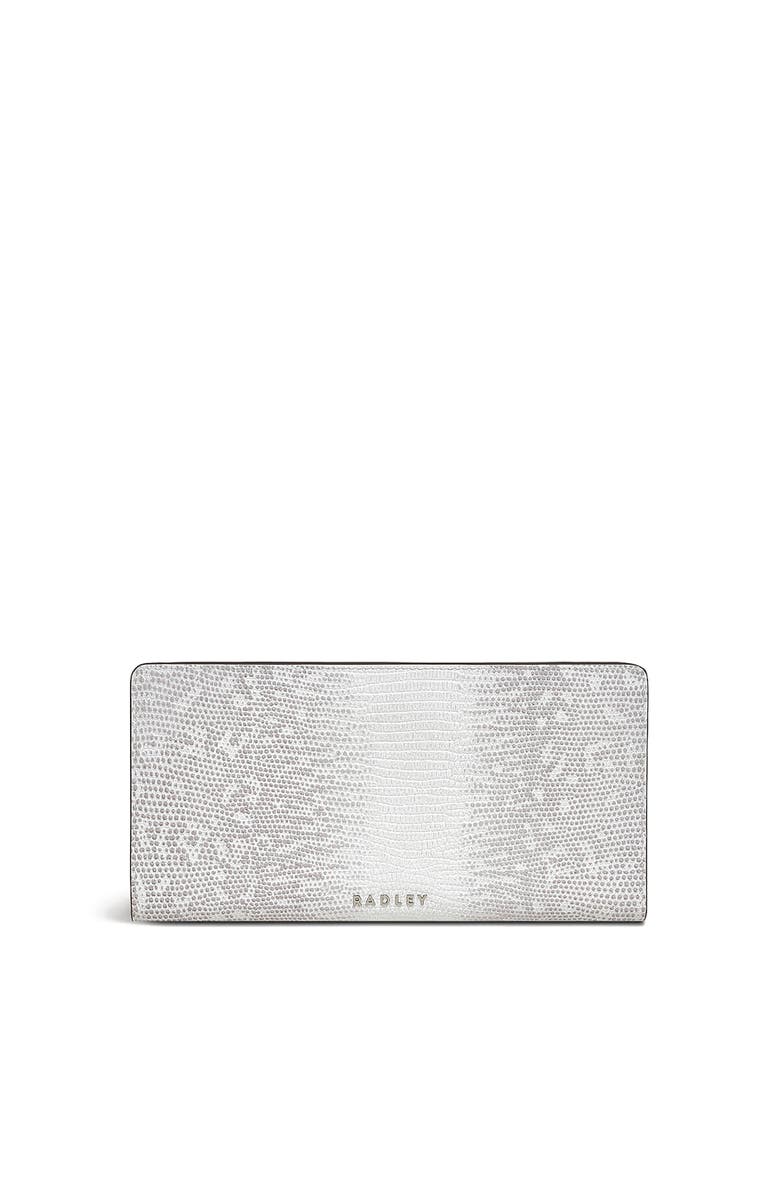Radley Coin Street - Faux Lizard Large Bifold Wallet, Main, color, Bright White