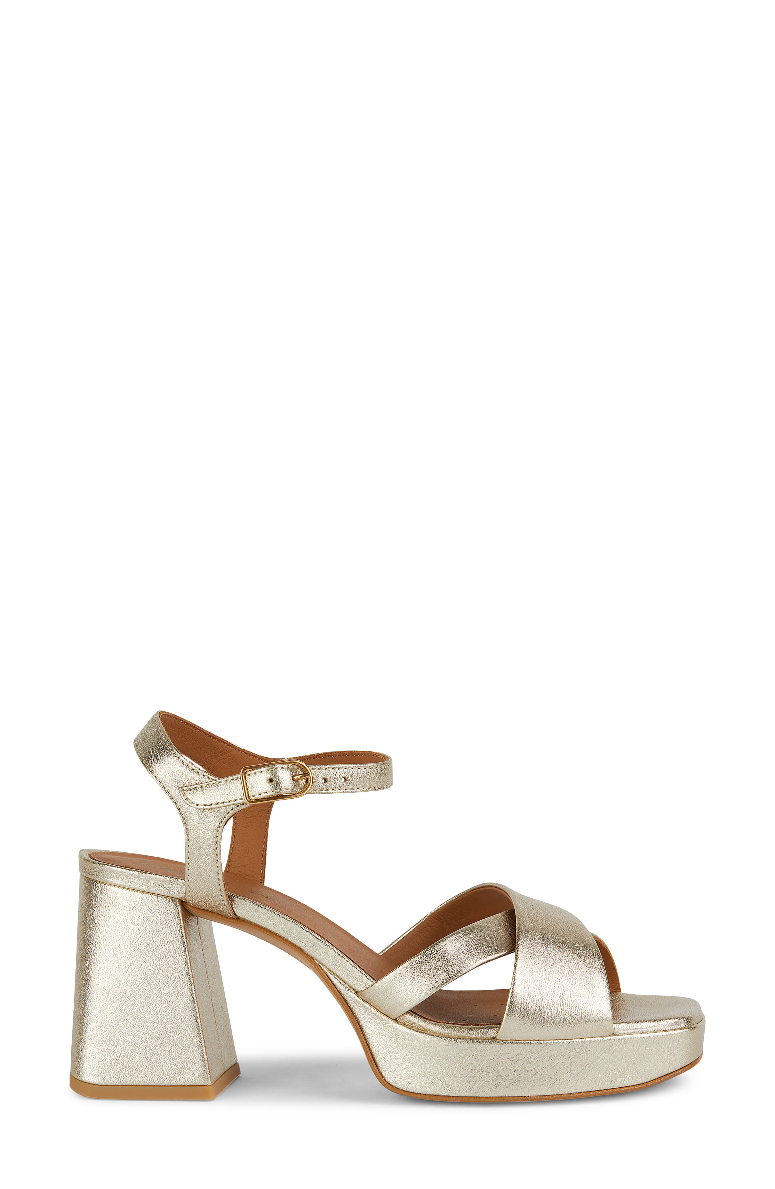 Geox Soledea Water Resistant Block Heel Sandal, Alternate, color, 