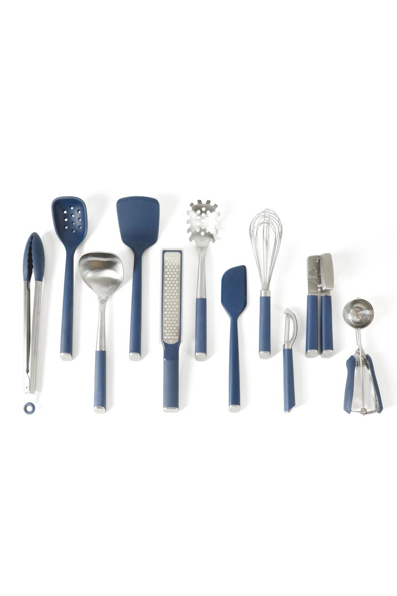 Edge Stainless Steel Kitchen Tools and Gadgets Set, Main, color, Navy