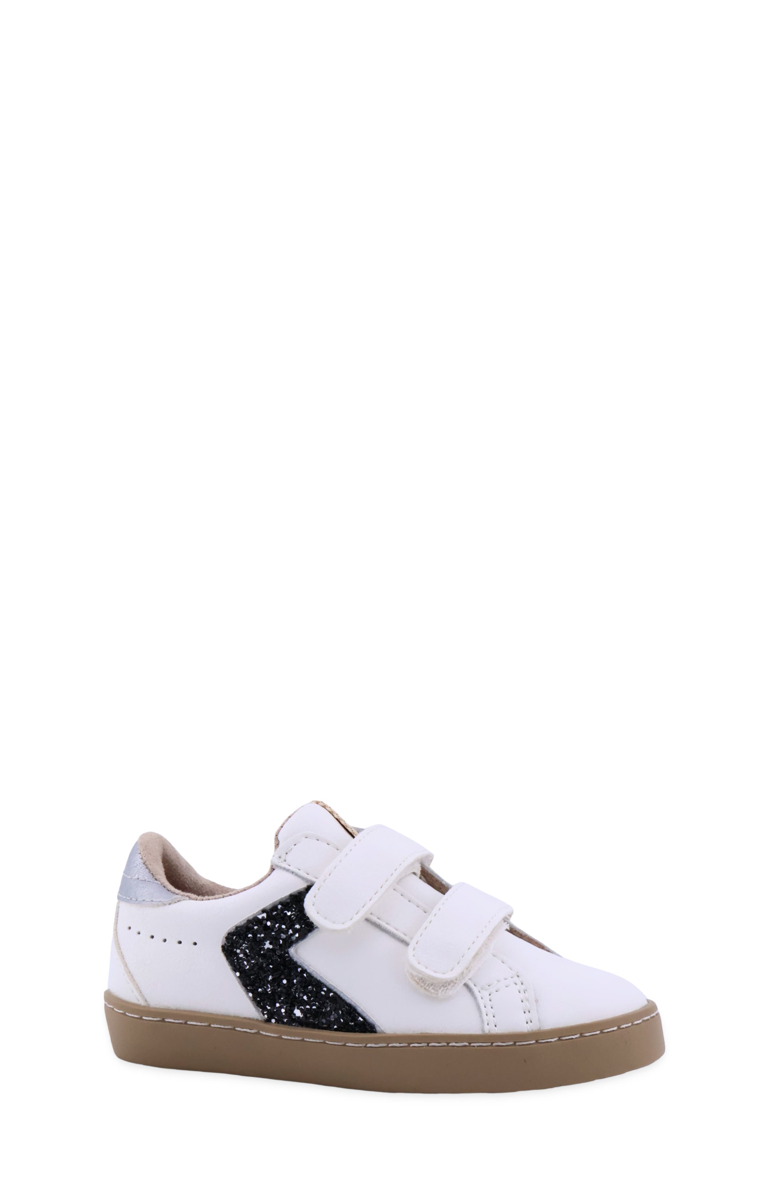 Kids' Renata Mini Sneaker, Main, color, BLACK SILVER GLITTER