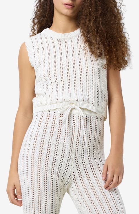 Laika Open Stitch Sleeveless Top