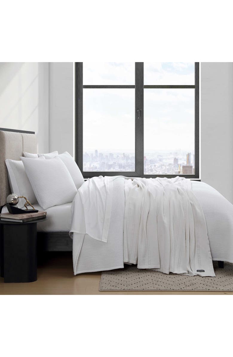 Vera Wang Cotton Voile Queen Quilt Set, Alternate, color, White