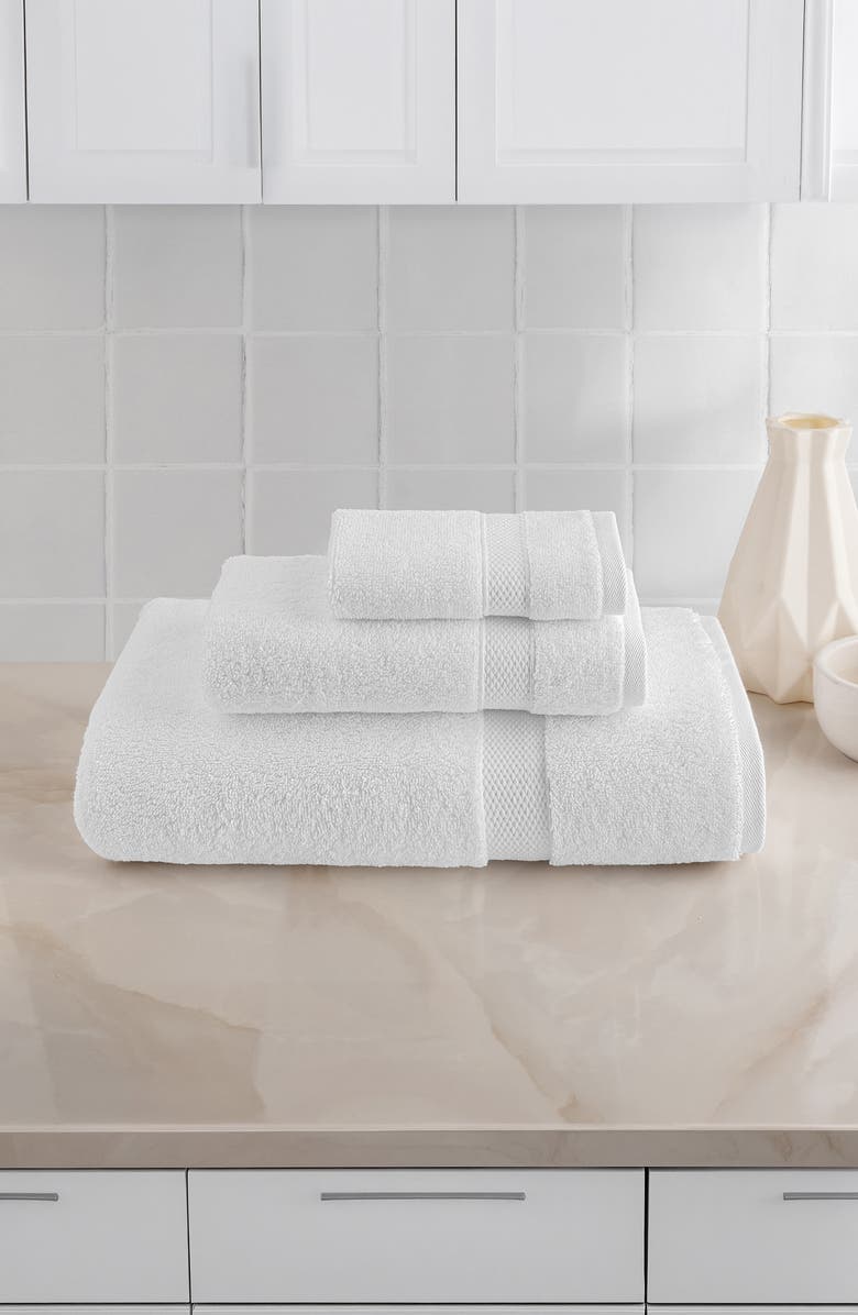 Linum Home Textiles 3-Piece Anovia Oversized Towel Set, Alternate, color, White