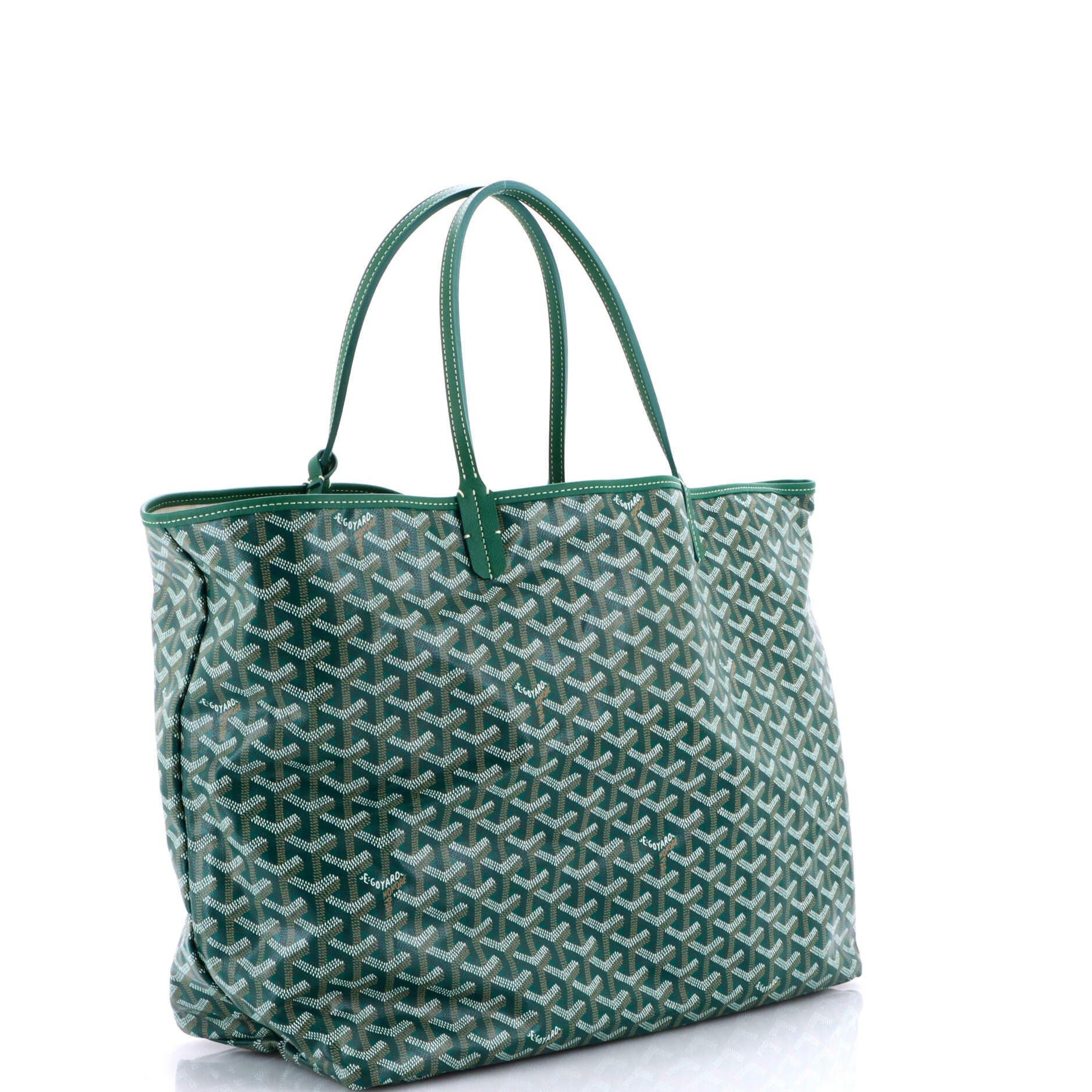 Pre-Owned Goyard Saint Louis Tote Coated Canvas GM, Alternate, color, Green