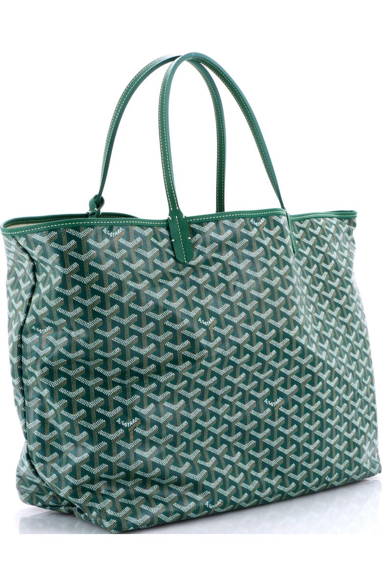 Pre-Owned Goyard Saint Louis Tote Coated Canvas GM, Alternate, color, Green