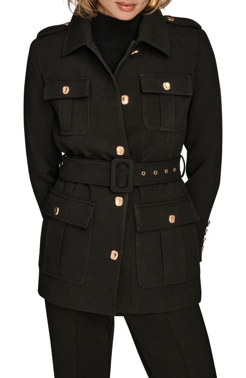 Donna Karan New York Safari Blazer Jacket In Black