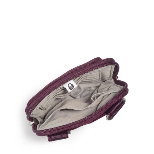 Baggallini Securtex Anti-theft Activity Small Crossbody Bag In Purple