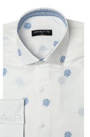 MASUTTO Pratt Jacquard Button-Up Shirt