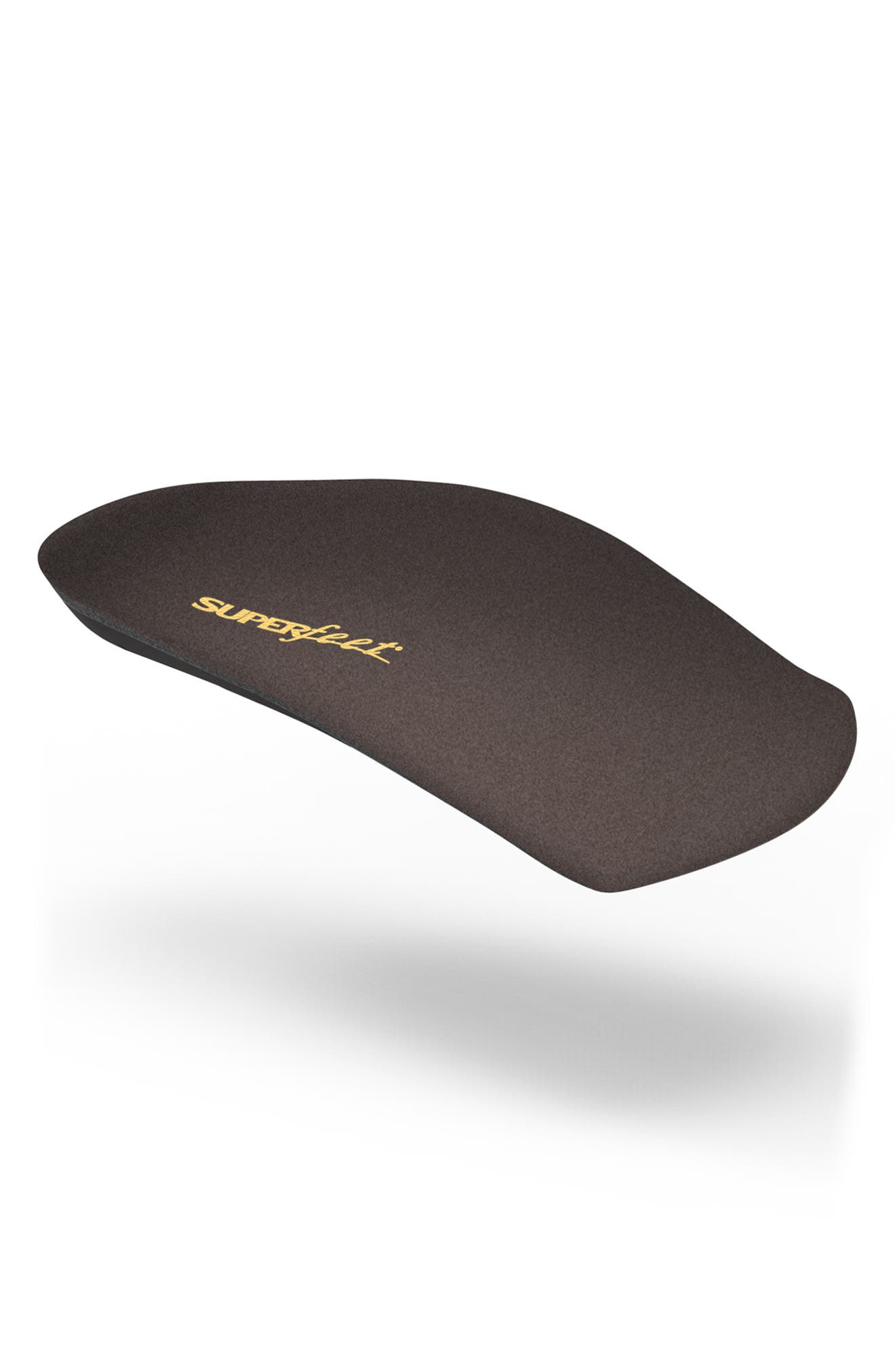 Delux Three-Quarter Insole, Alternate, color, JAVA