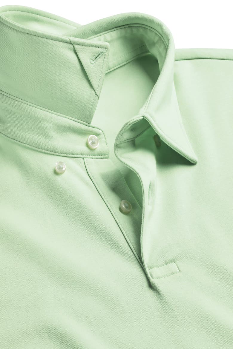 Plain Short Sleeve Jersey Polo, Alternate, color, Light Green