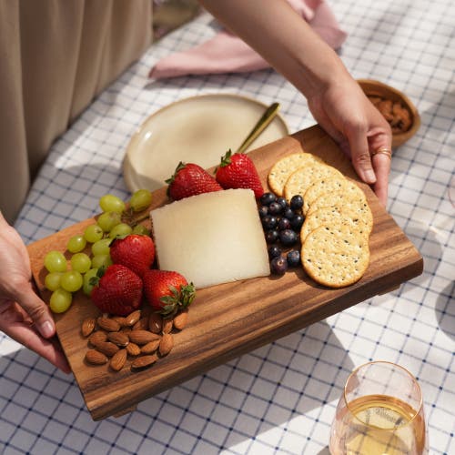 Twine Acacia Footed Serving Board In Wood