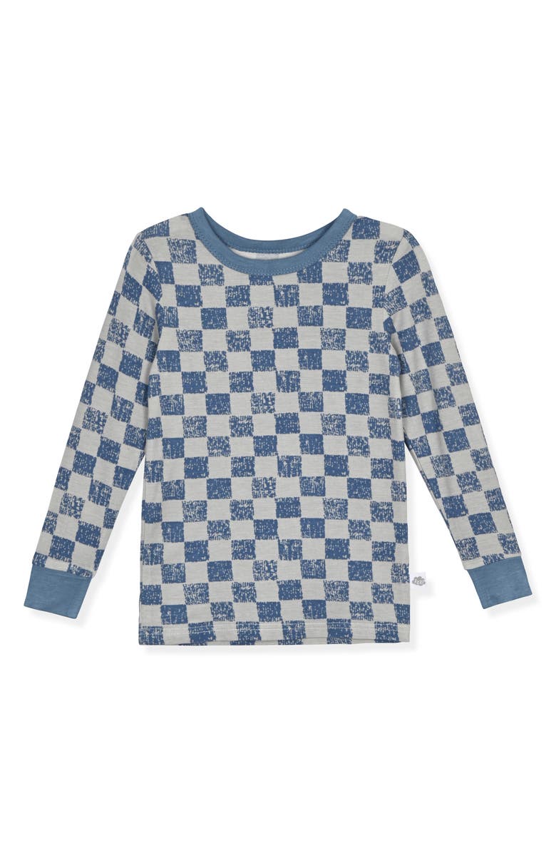 SLEEP ON IT 4-Piece Assorted Snug Fit Pajamas, Alternate, color, White/Blue