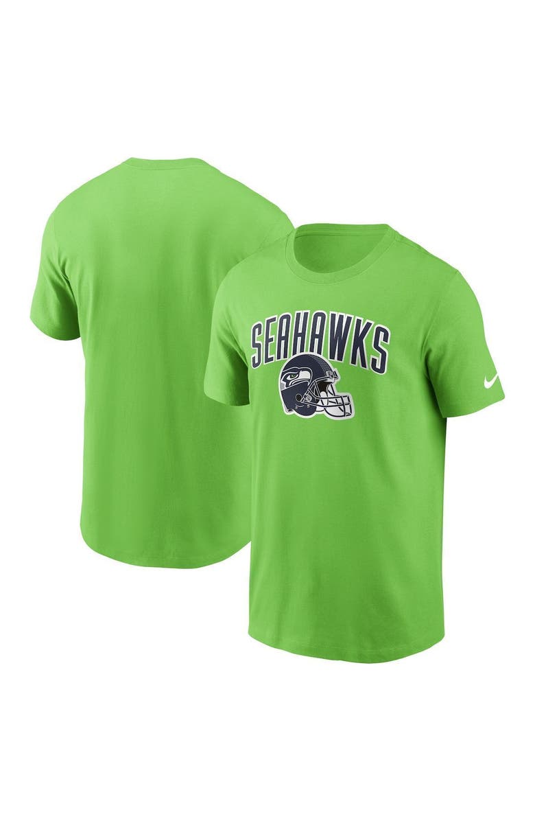Nike Men's Nike Neon Green Seattle Seahawks Team Athletic T-Shirt, Main, color, Neon Green