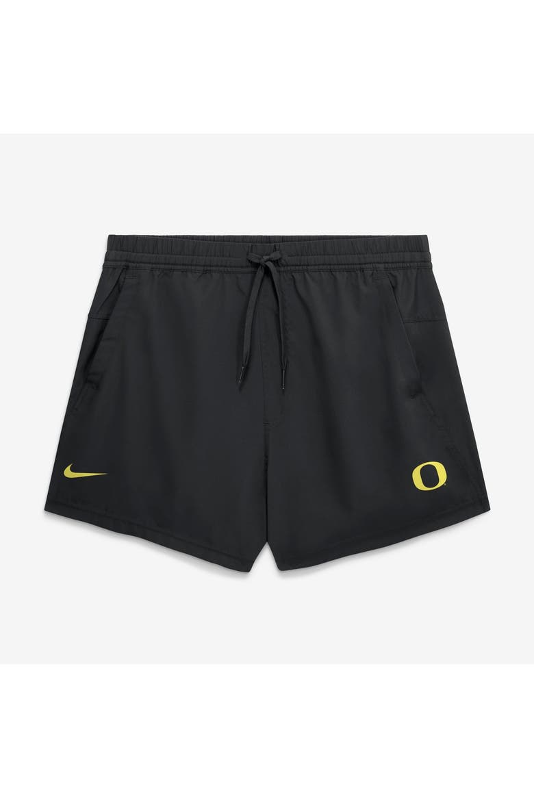 Men's Nike Black Oregon Ducks Primary Logo Form Shorts, Main, color, Black