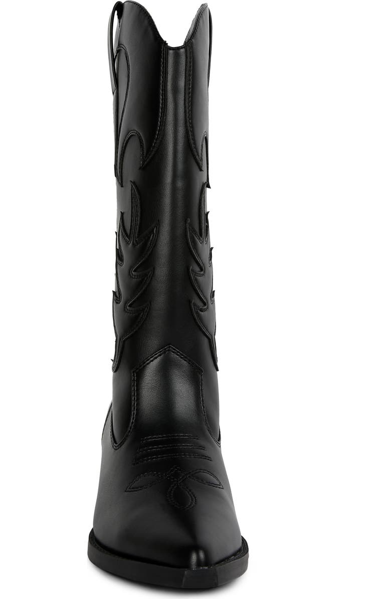LONDON RAG Ponsies Western Boot, Alternate, color, Black