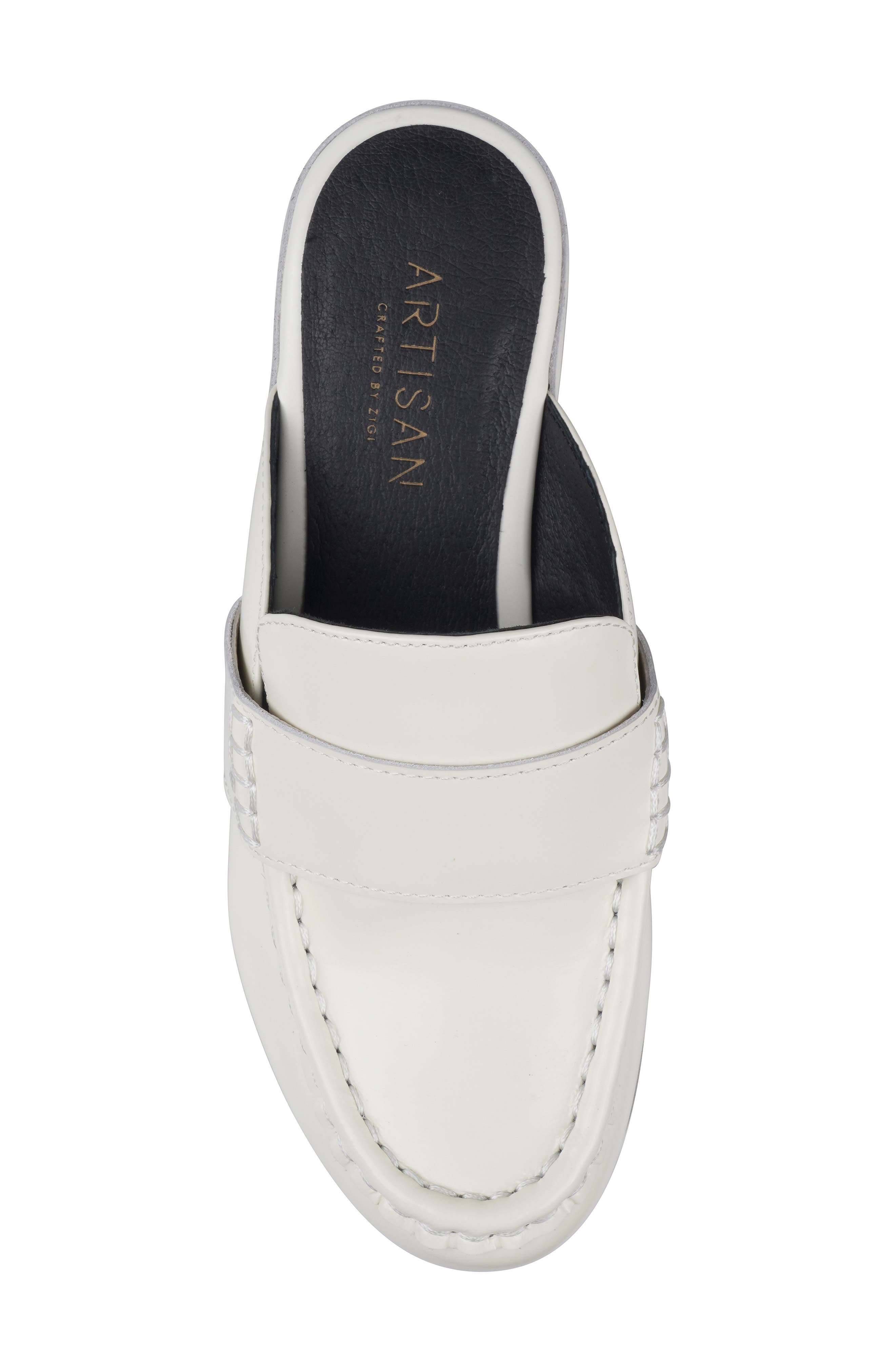 Tally Platform Mule, Alternate, color, CREAM LEATHER
