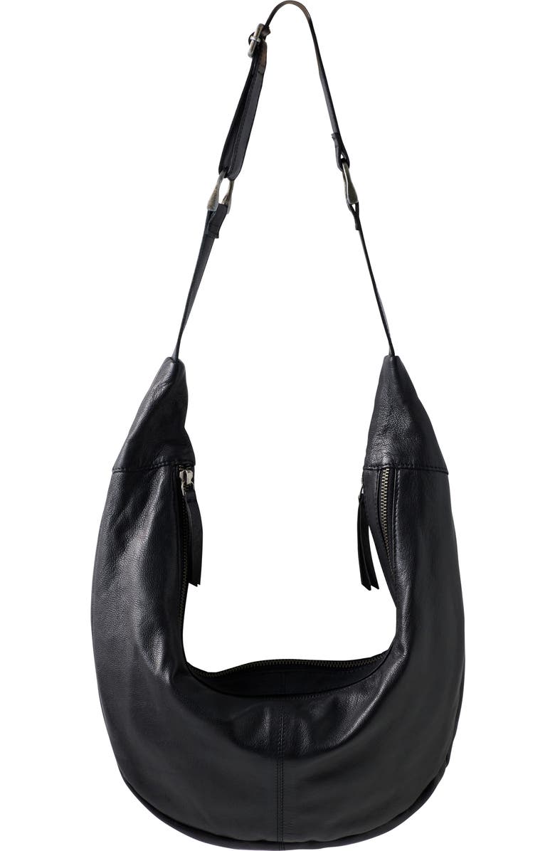 Free People Idle Hands Leather Sling Bag, Alternate, color,