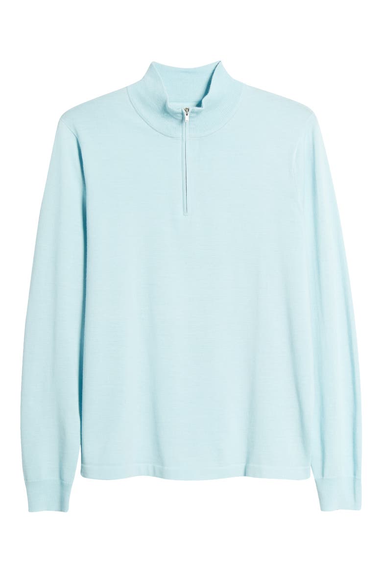 Men's Shop Tech-Smart CoolMax® Quarter Zip Pullover, Alternate, color, BLUE COOL