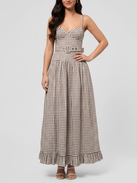 Elodie Sweetheart Neck Maxi Dress
