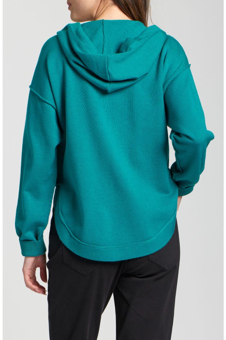 Relaxed Fit Hoodie, Alternate, color, TEAL