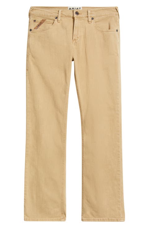M7 Grizzly Slim Straight Leg Jeans (Dark Khaki)