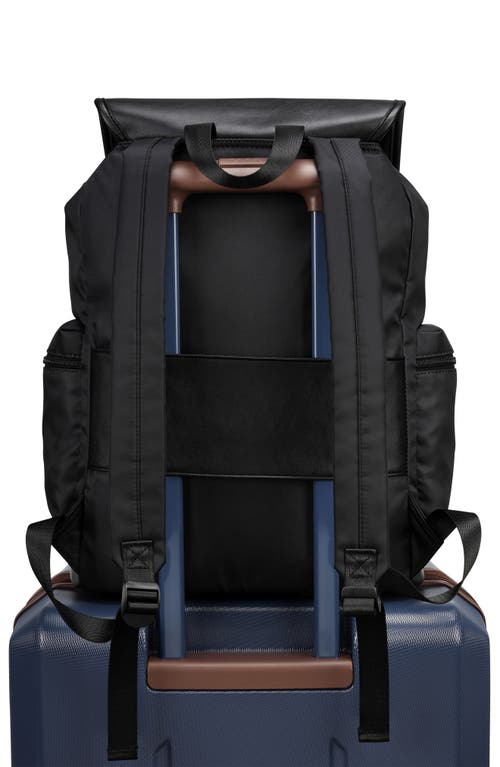 Elle Wayfarer 23l Monogram Travel Backpack In Black