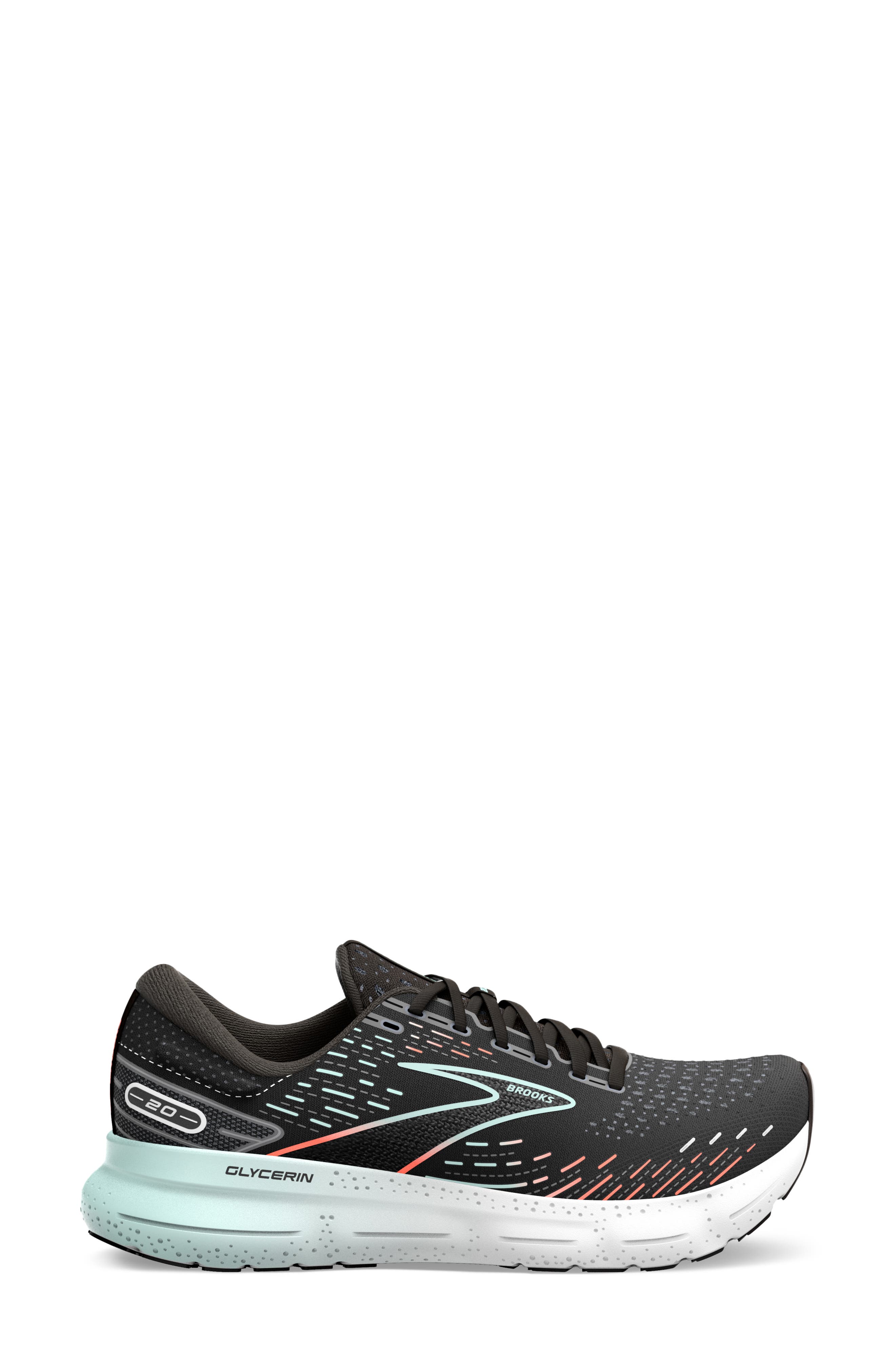 Glycerin 20 Running Shoe, Alternate, color, BLACK/ RED/ OPAL