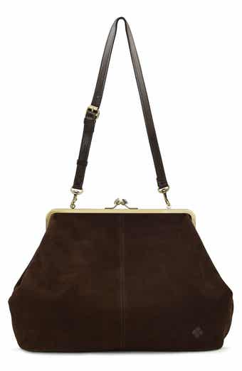 Serafina Large Frame Leather Crossbody Bag