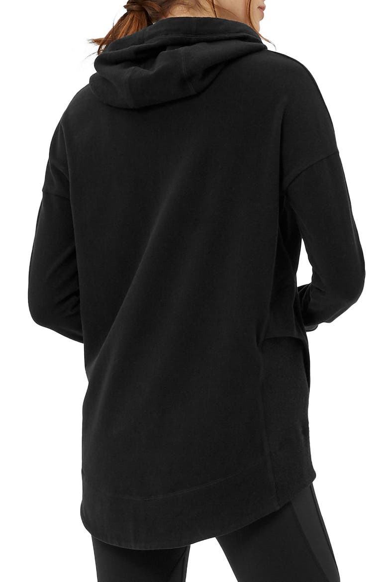 Invigorate Luxe Hoodie, Alternate, color, BLACK