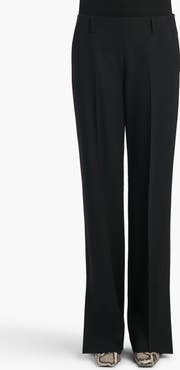 Khaite Grenare Split Hem Virgin Wool Pants