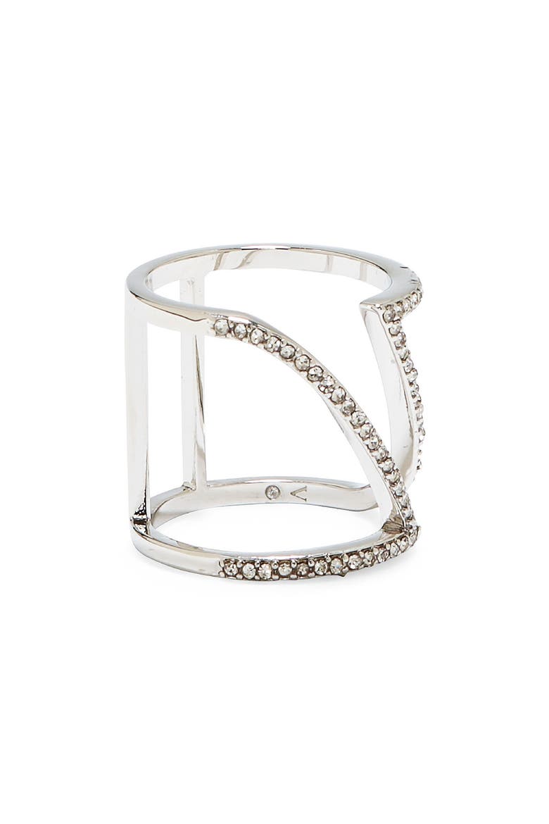 Pavé Ring, Alternate, color, SILVER