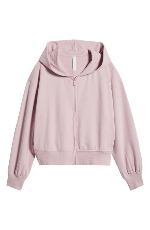 Zella Swoop Full Zip Hoodie In Pink
